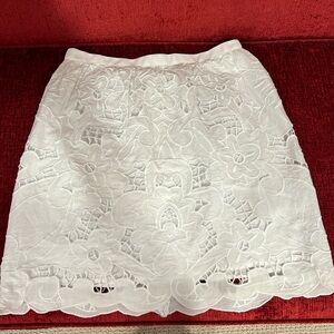 Milly Anglaise Brodiere Skirt